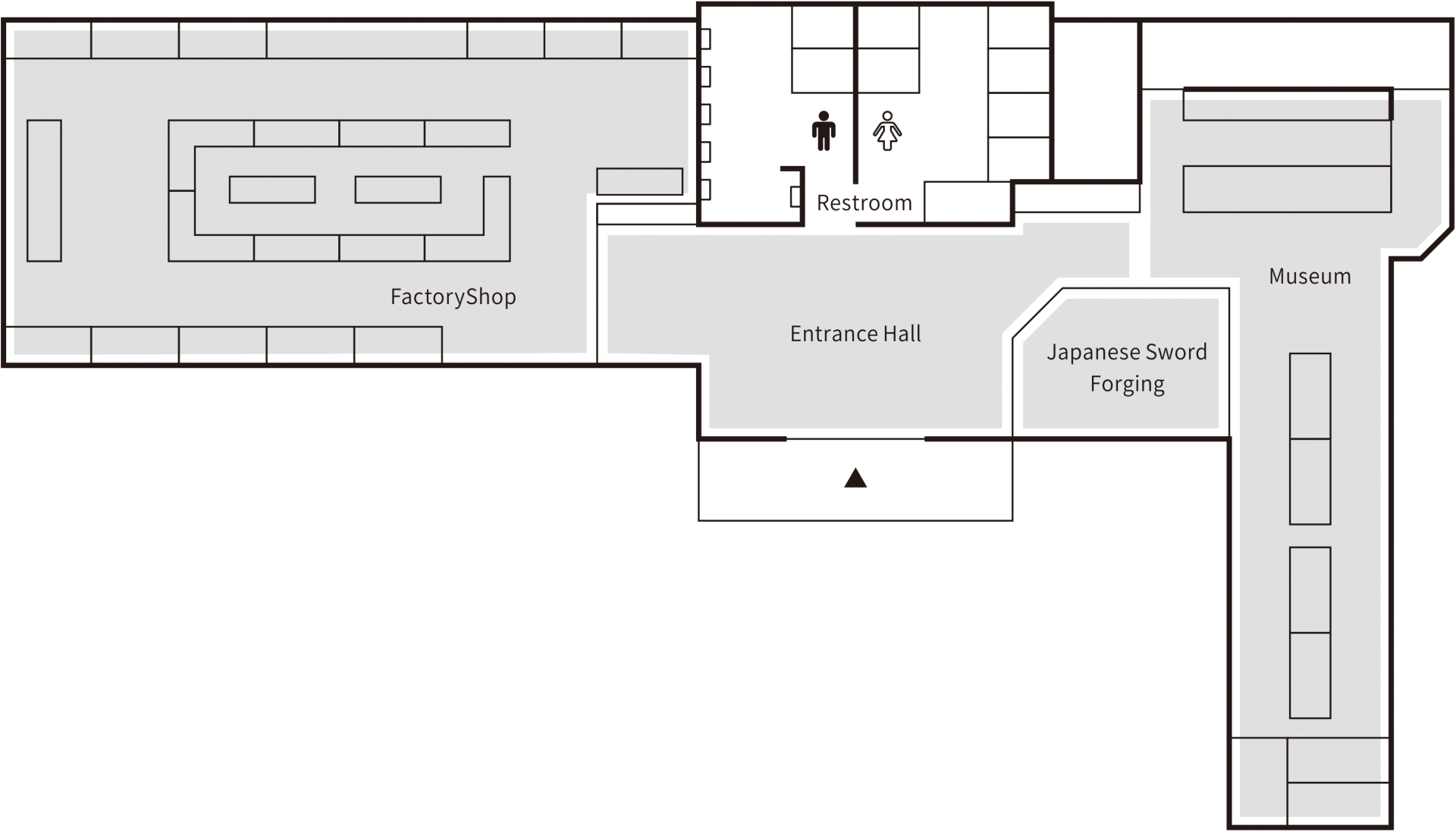 seki knife museam floor map